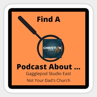 Find A Podcast About Reviews ChristianAF Podcast Special Sticker